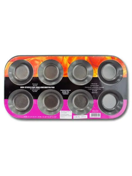 8-Cup Shallow Muffin Pan (Available in a pack of 6)