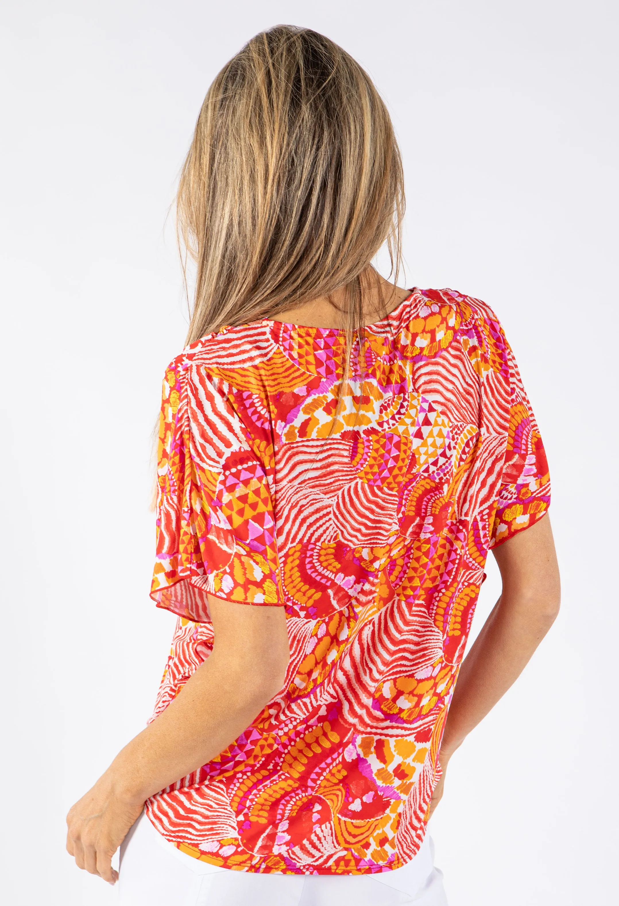 Abstract Print Top