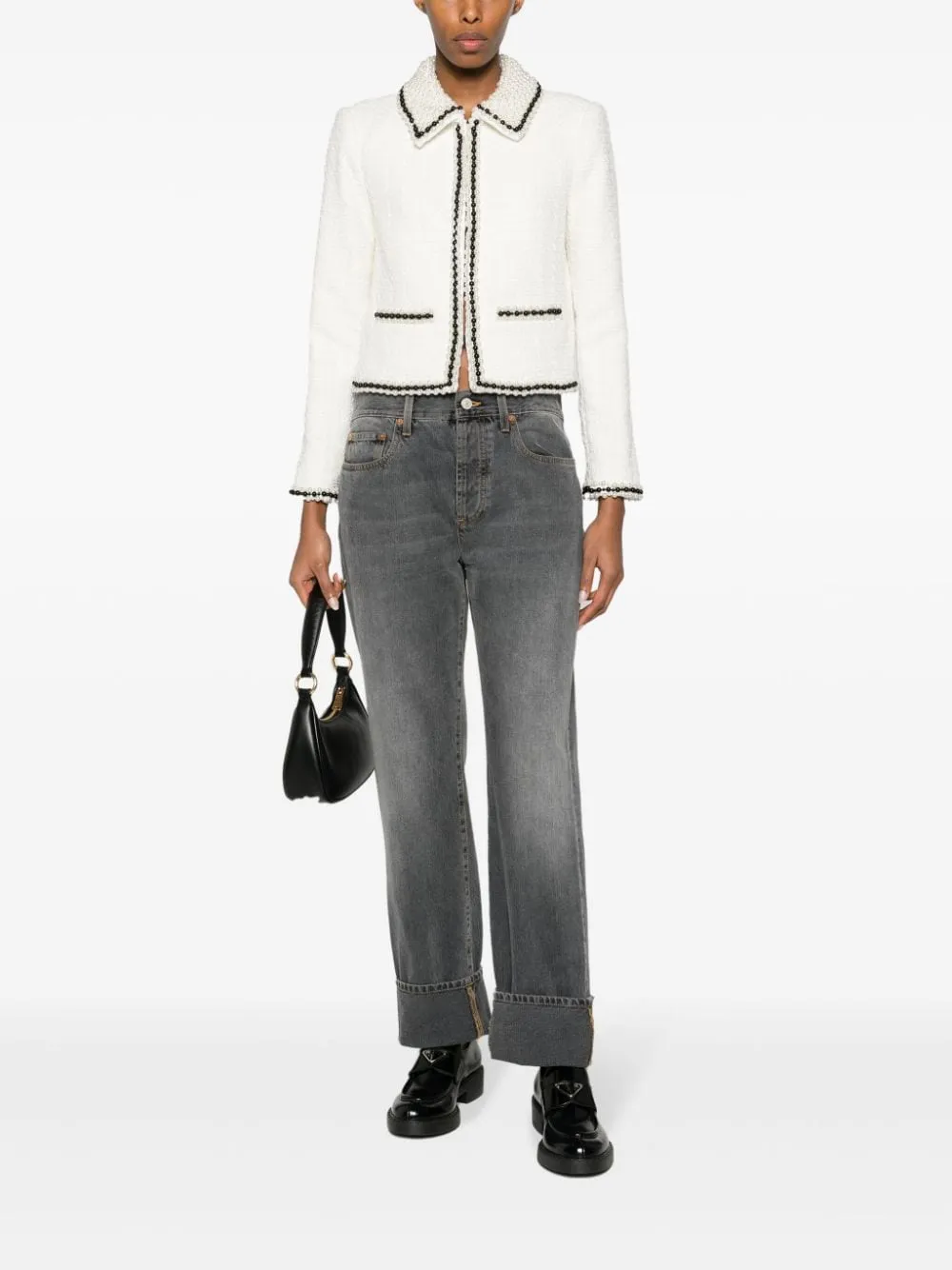 Alice   Olivia Jackets White