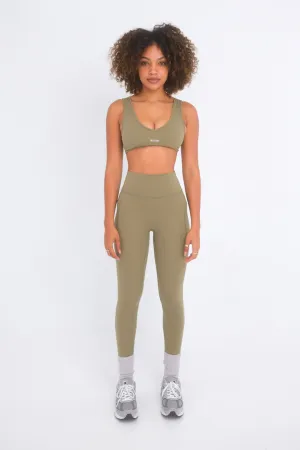 Alpine Pocket Leggings - Olive