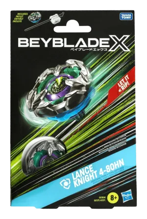 Beyblade X - Starter Pack Top and Launcher - Lance Knight 4-80HN