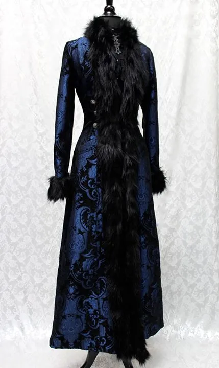 BLACK FOREST COAT - BLUE/BLACK TAPESTRY