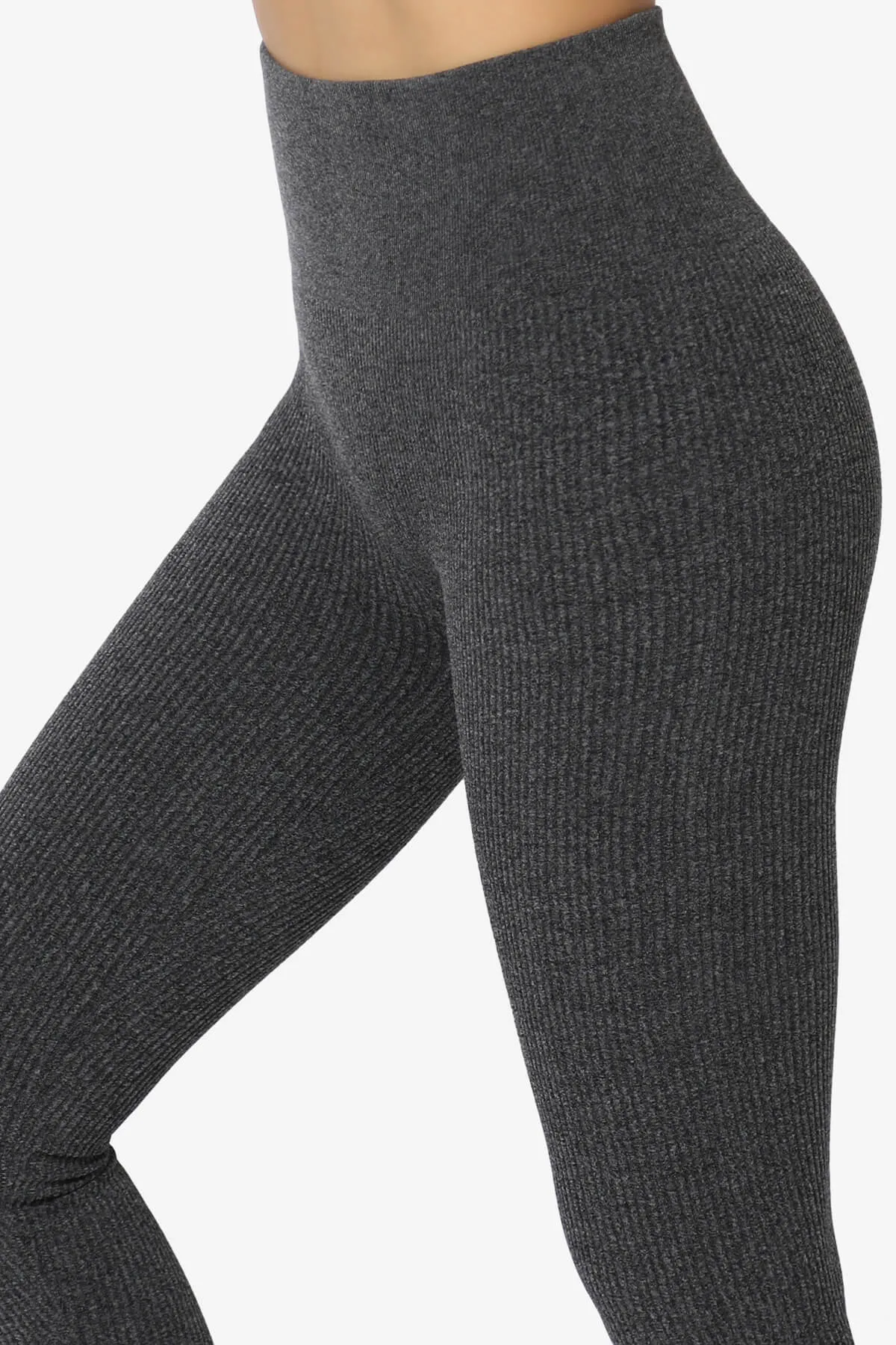 Blossoms Thermal Ribbed Seamless Leggings