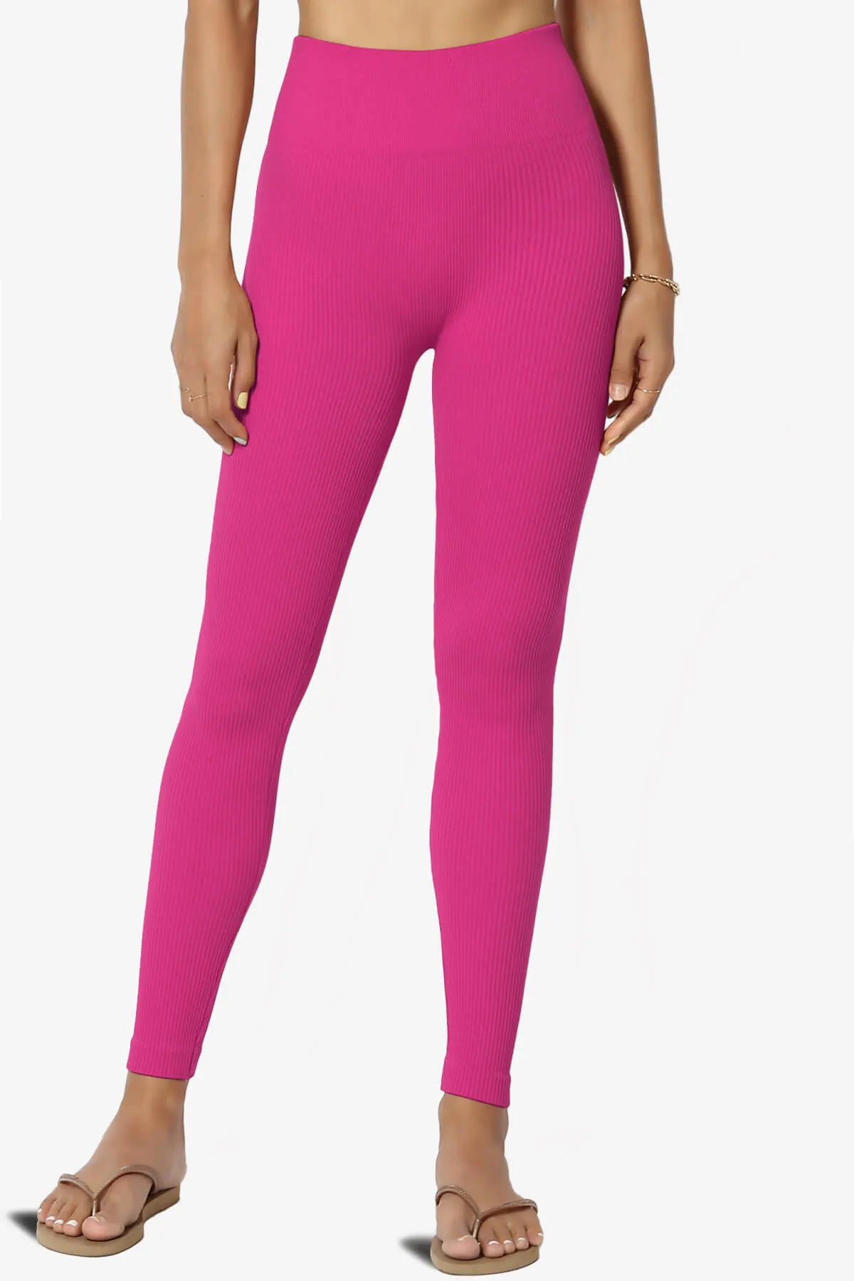 Blossoms Thermal Ribbed Seamless Leggings