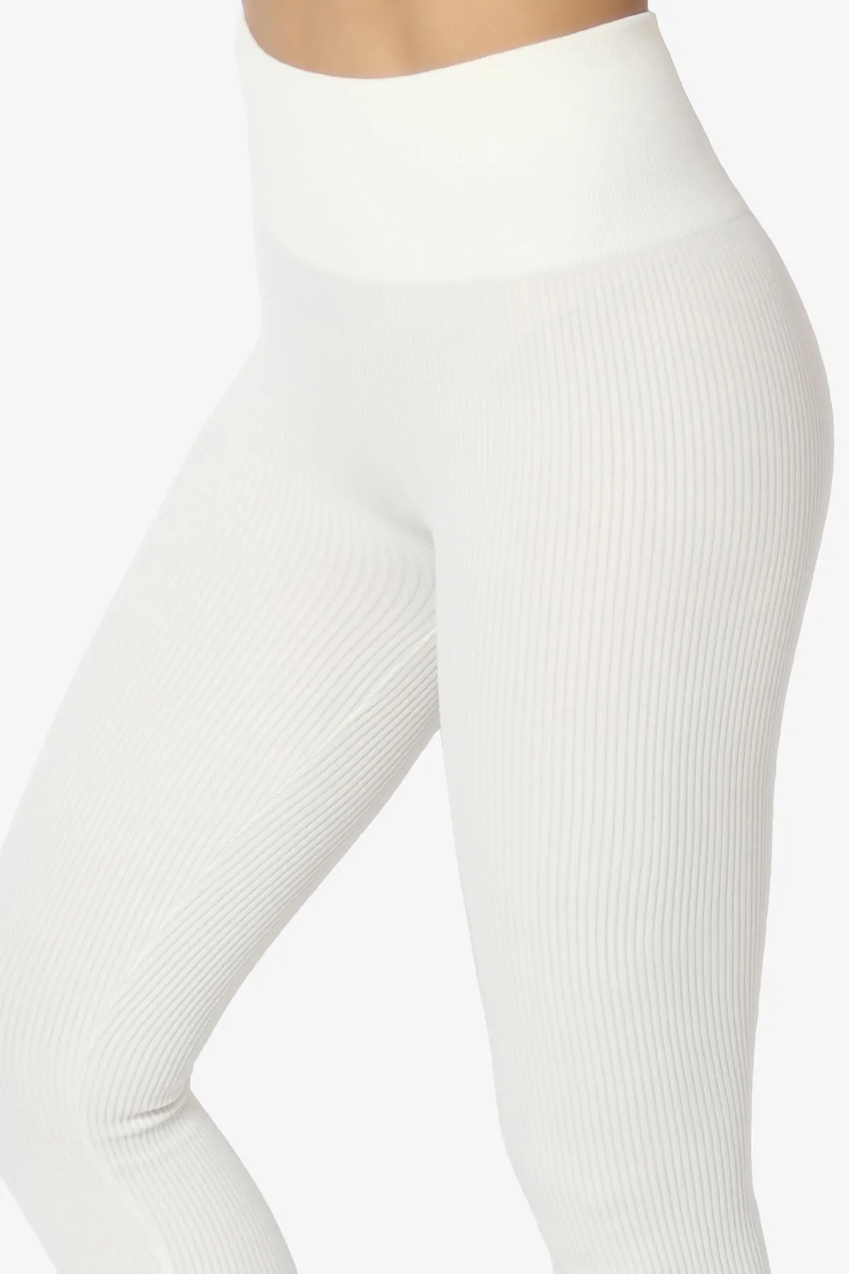 Blossoms Thermal Ribbed Seamless Leggings