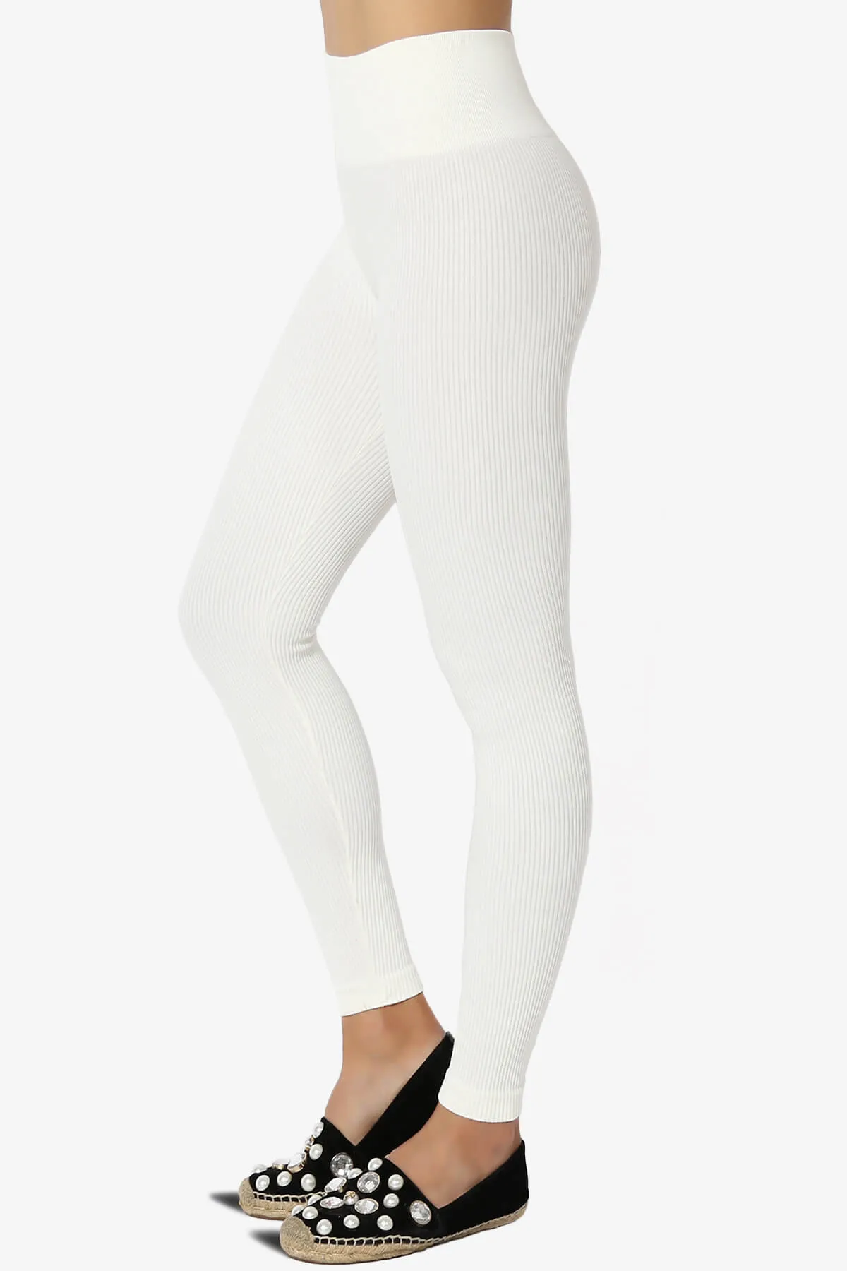 Blossoms Thermal Ribbed Seamless Leggings