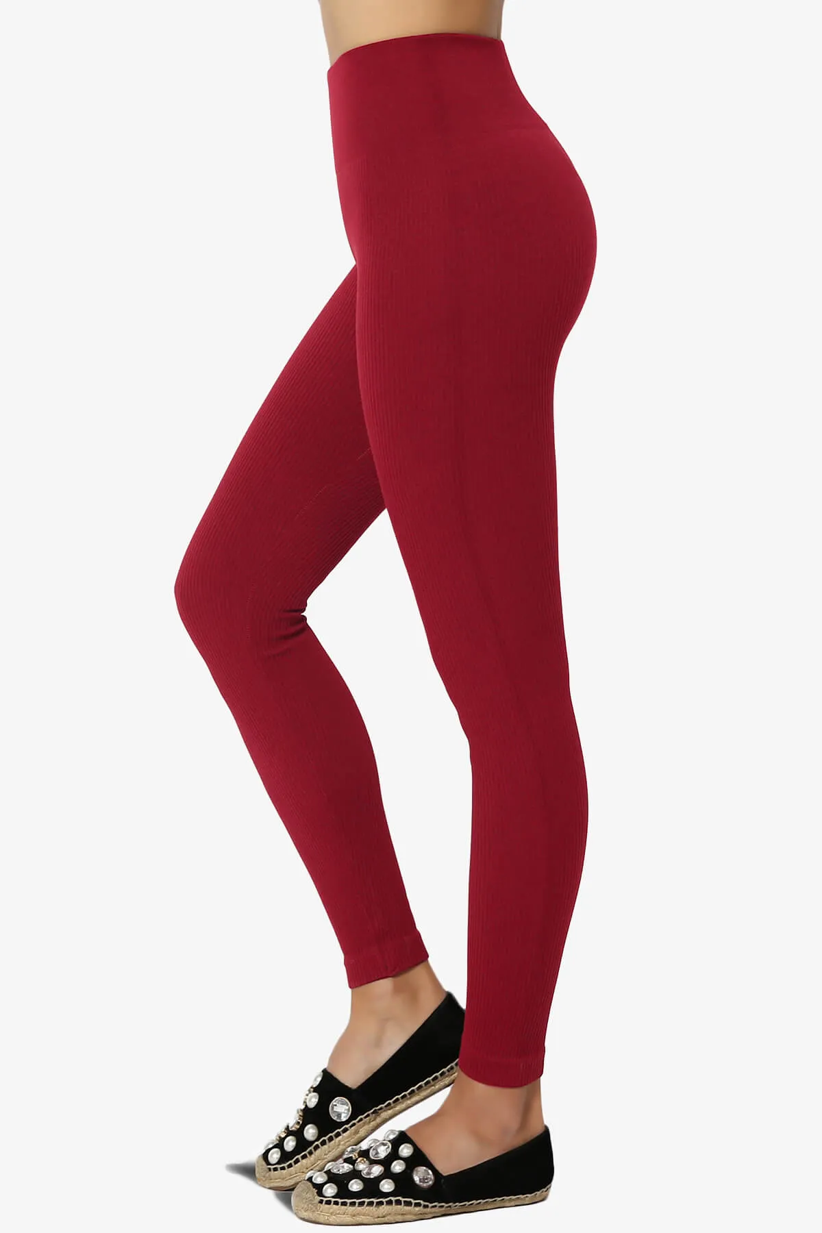 Blossoms Thermal Ribbed Seamless Leggings