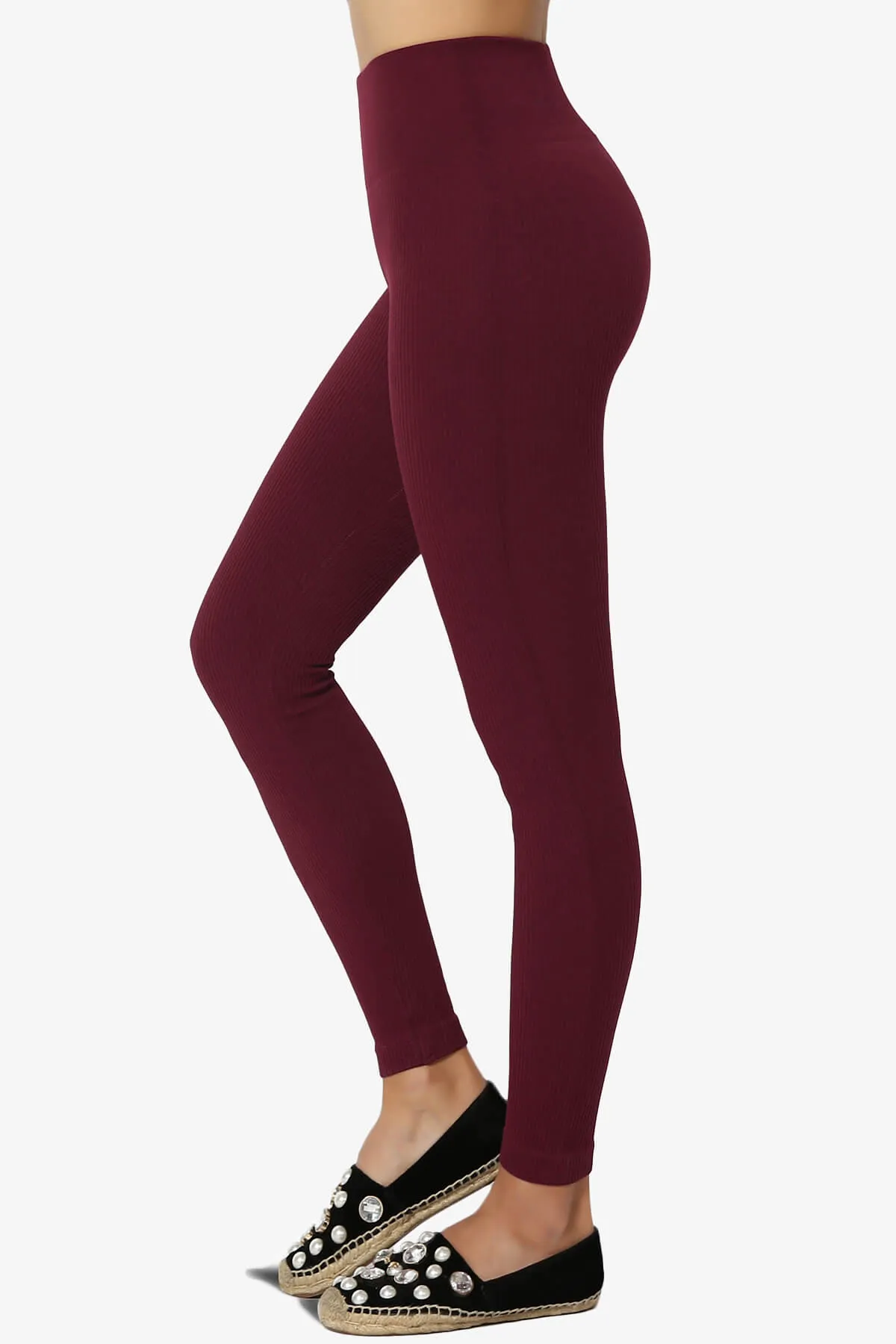 Blossoms Thermal Ribbed Seamless Leggings