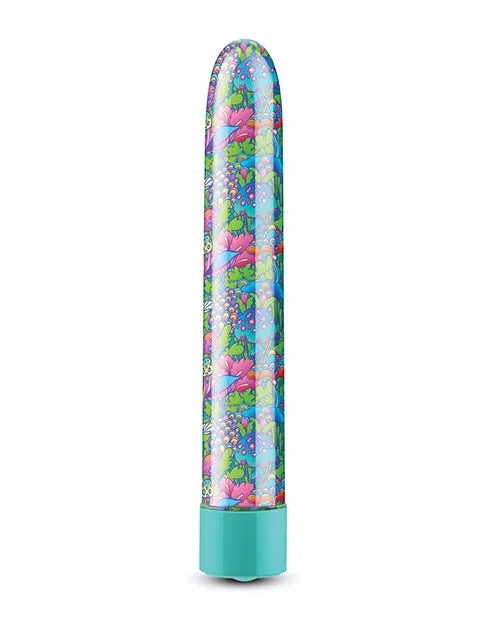 Blush Limited Addiction Utopia 7 inch Rechargeable Vibe - Aqua