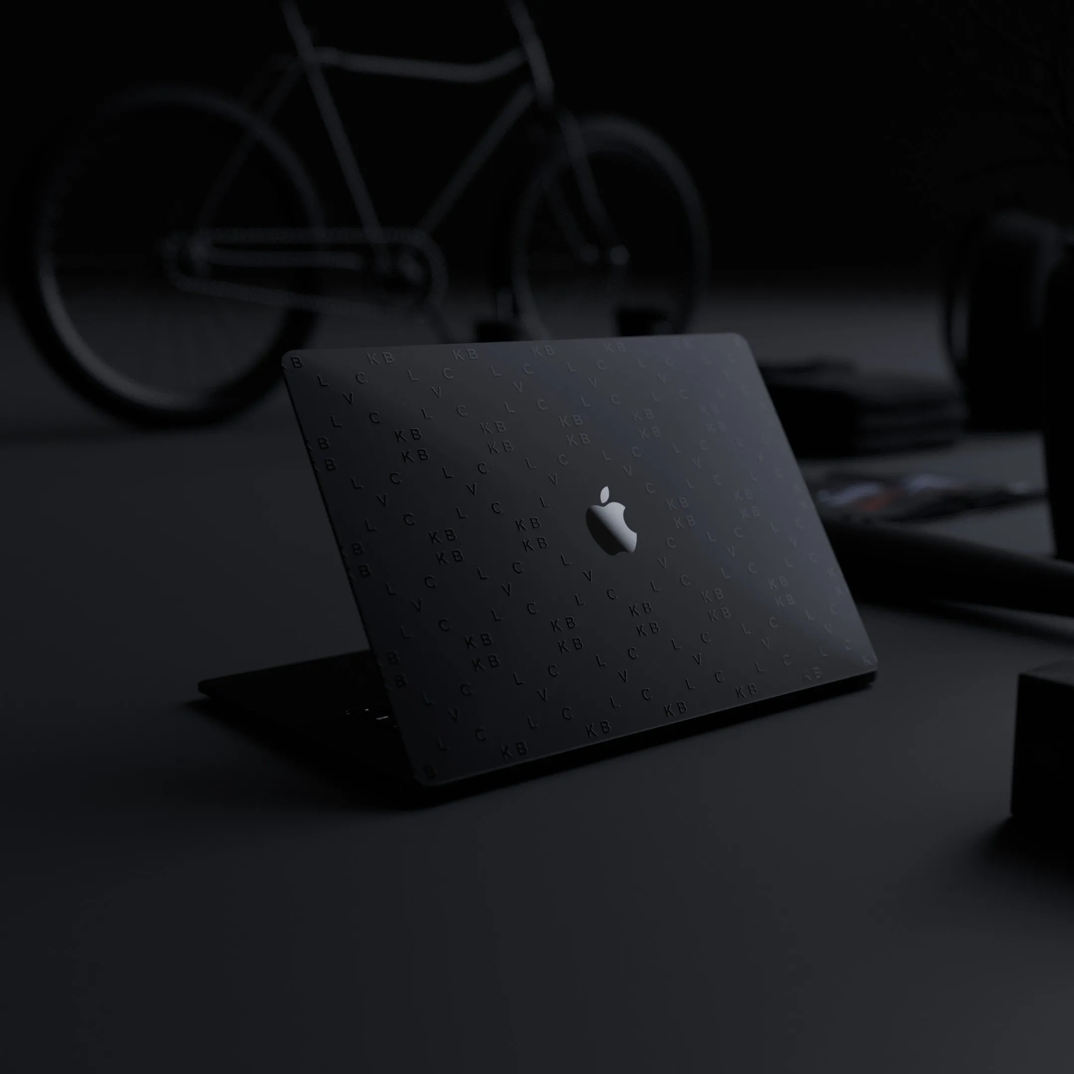 Blvck Monogram MacBook Skin