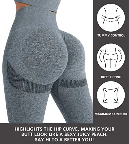 Booty Lifting Leggings, Seamless Scrunch Bum Leggings - Bum Lift Gym Leggings