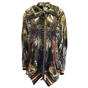 Camilla Brown / Gold Multi Kakadu Calling Parka Jacket