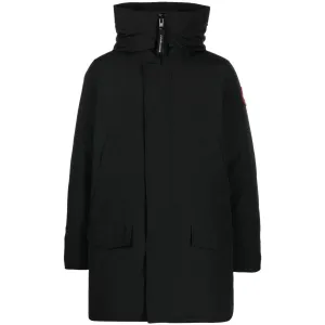 Canada Goose cotton blend padded Men Coats Black