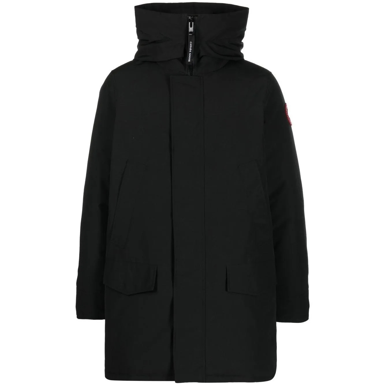 Canada Goose cotton blend padded Men Coats Black