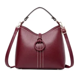 Chic Tassel-Embellished Bucket Bag for Fashionable Women