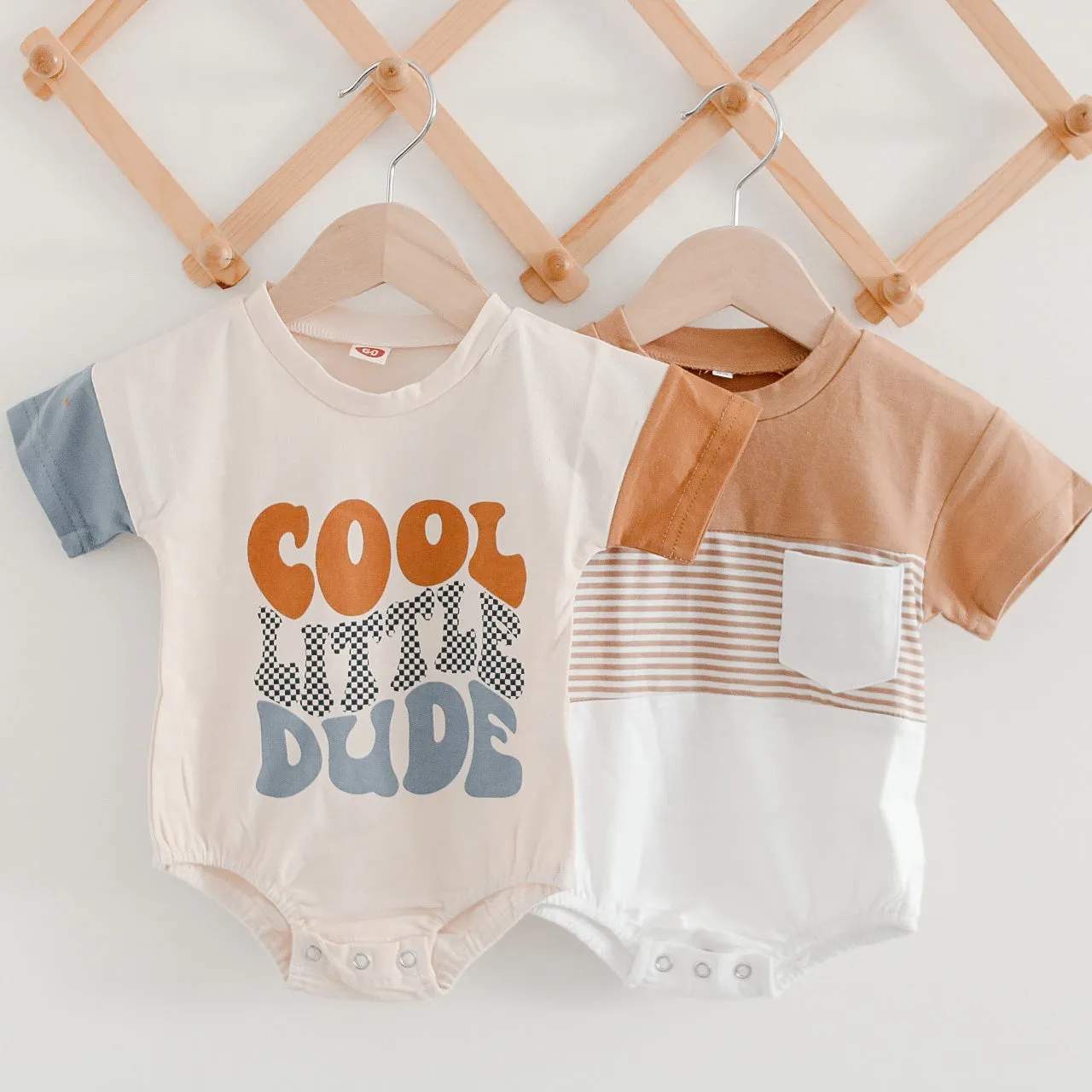 Cool Little Dude Shirt Romper