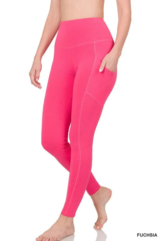 Cotton Leggings with pocket