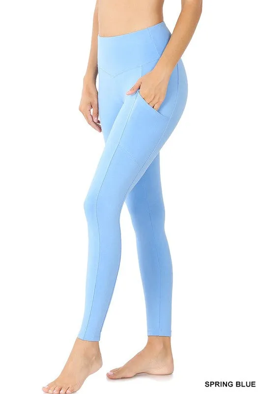 Cotton Leggings with pocket