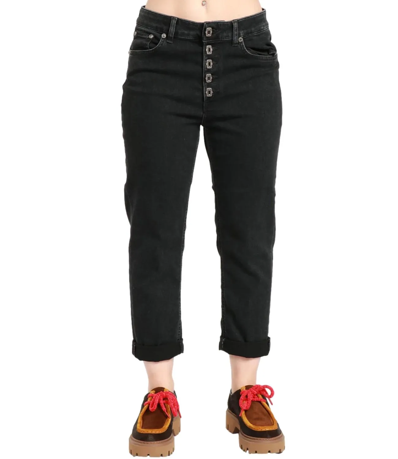 Dondup Jeans Nero Donna