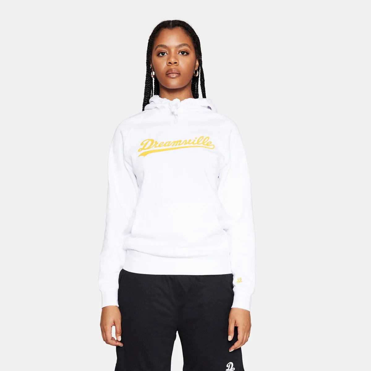 Dreamville Classic Logo Hoodie White/Yellow