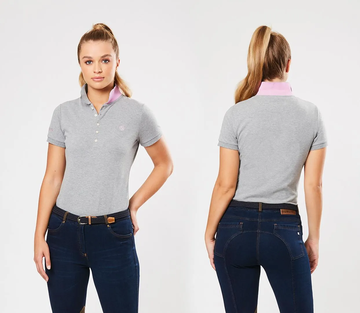 Dublin Lily Cap Sleeve Polo