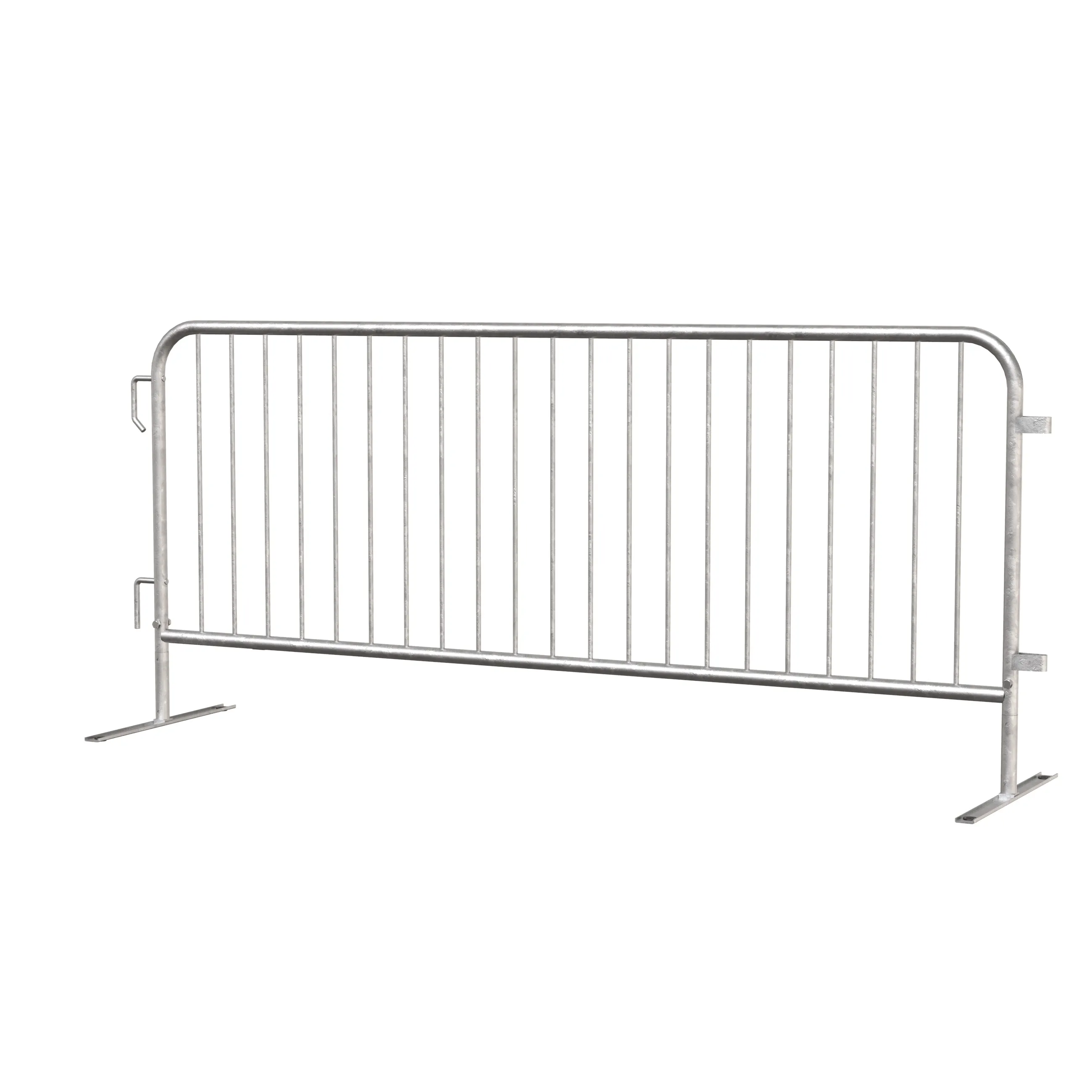 Economy Steel Barricade, Light Weight & Pre-Galvanized, 8.5 Ft. - Angry Bull Barricades