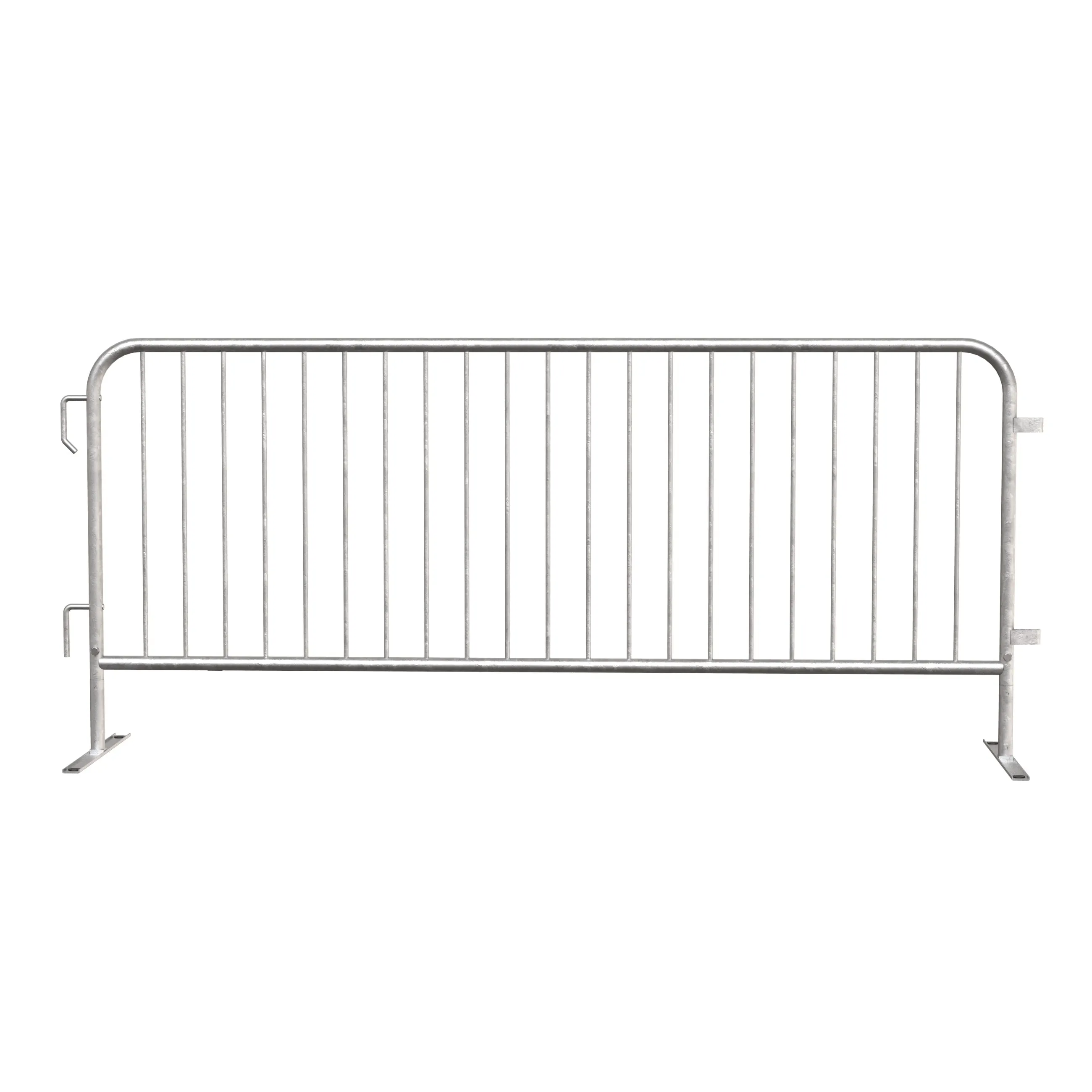 Economy Steel Barricade, Lightweight, Pre-Galvanized - Angry Bull Barricades