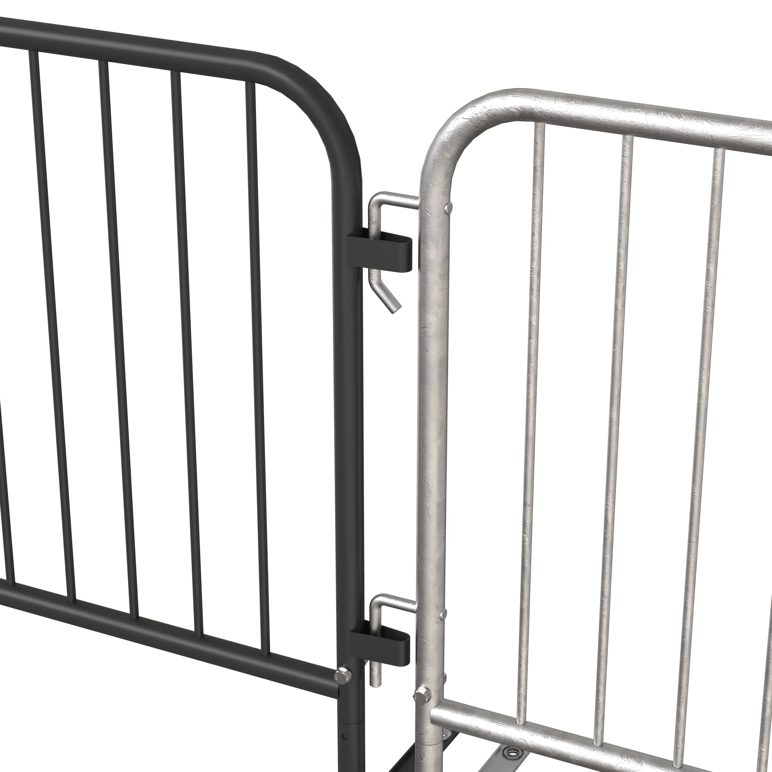 Economy Steel Barricade, Lightweight, Pre-Galvanized - Angry Bull Barricades