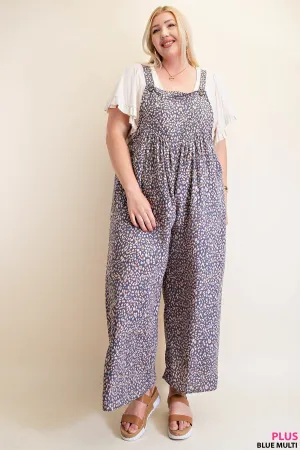 Indigo Print Jumpsuit