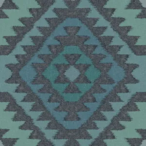 Navajo Wallpaper - Navy