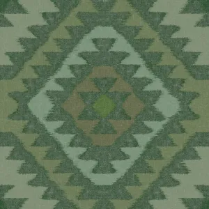 Navajo Wallpaper - Olive