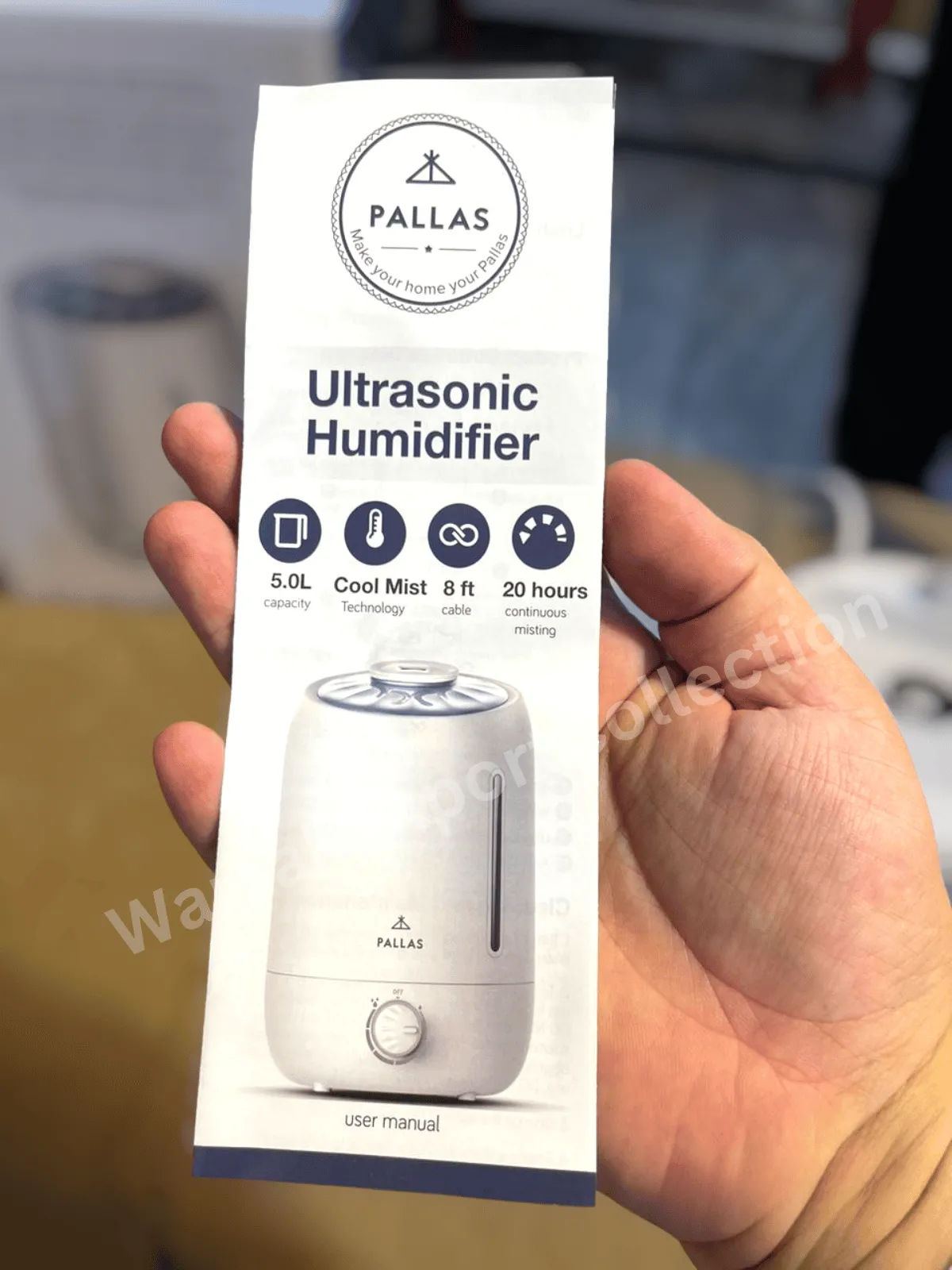 Pallas Ultrasonic Humidifier Cool Mist