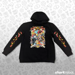 Limited Edition 2024 Sinsmas Beelzebub and Vortex Pullover Hoodie with Printed Sleeves