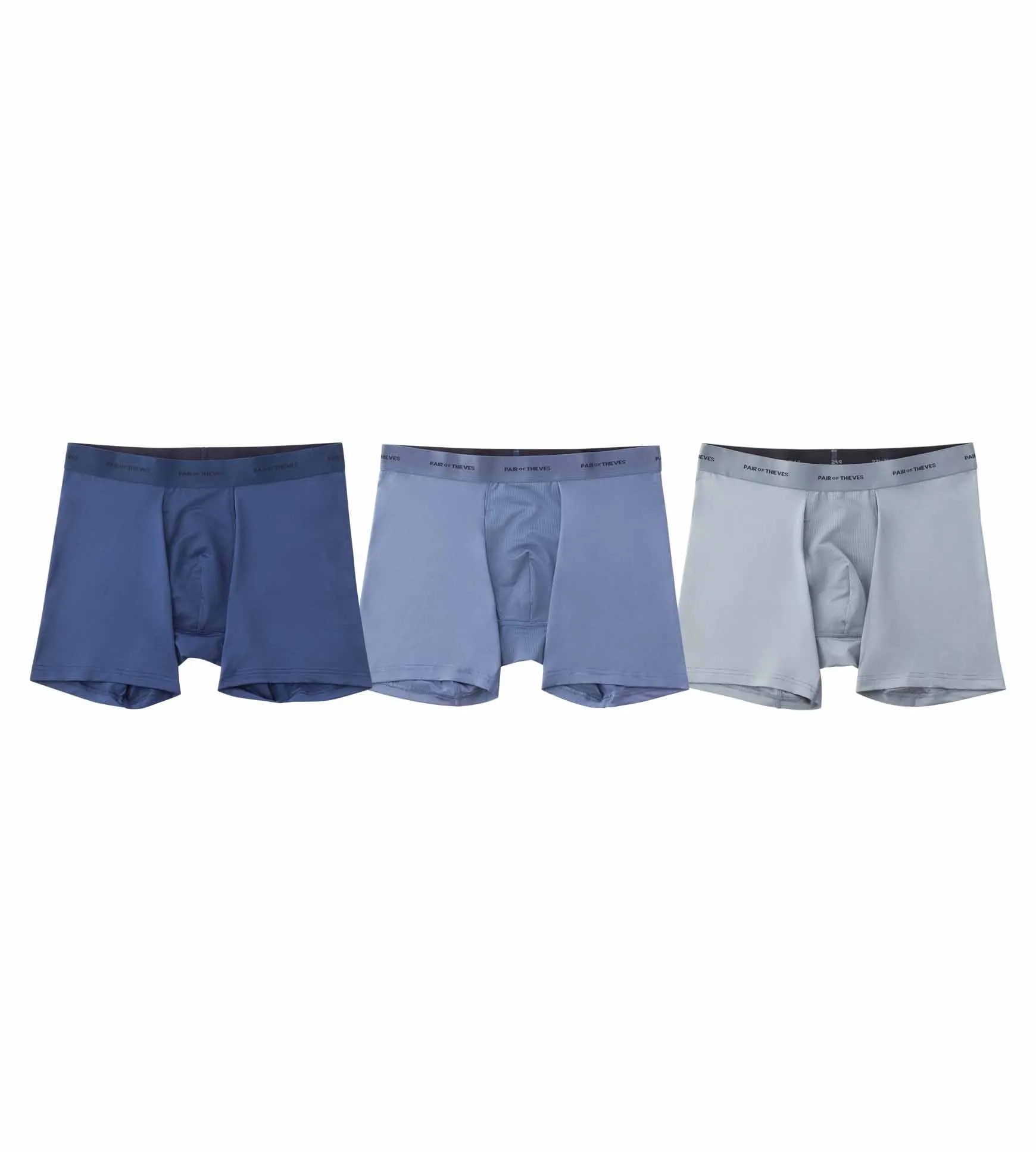 Quick Dry Action Blend Boxer Briefs 3 Pack