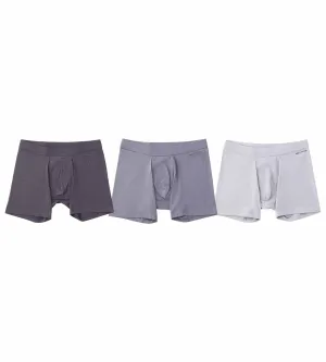 Quick Dry Action Blend Cotton Boxer Briefs 3 Pack