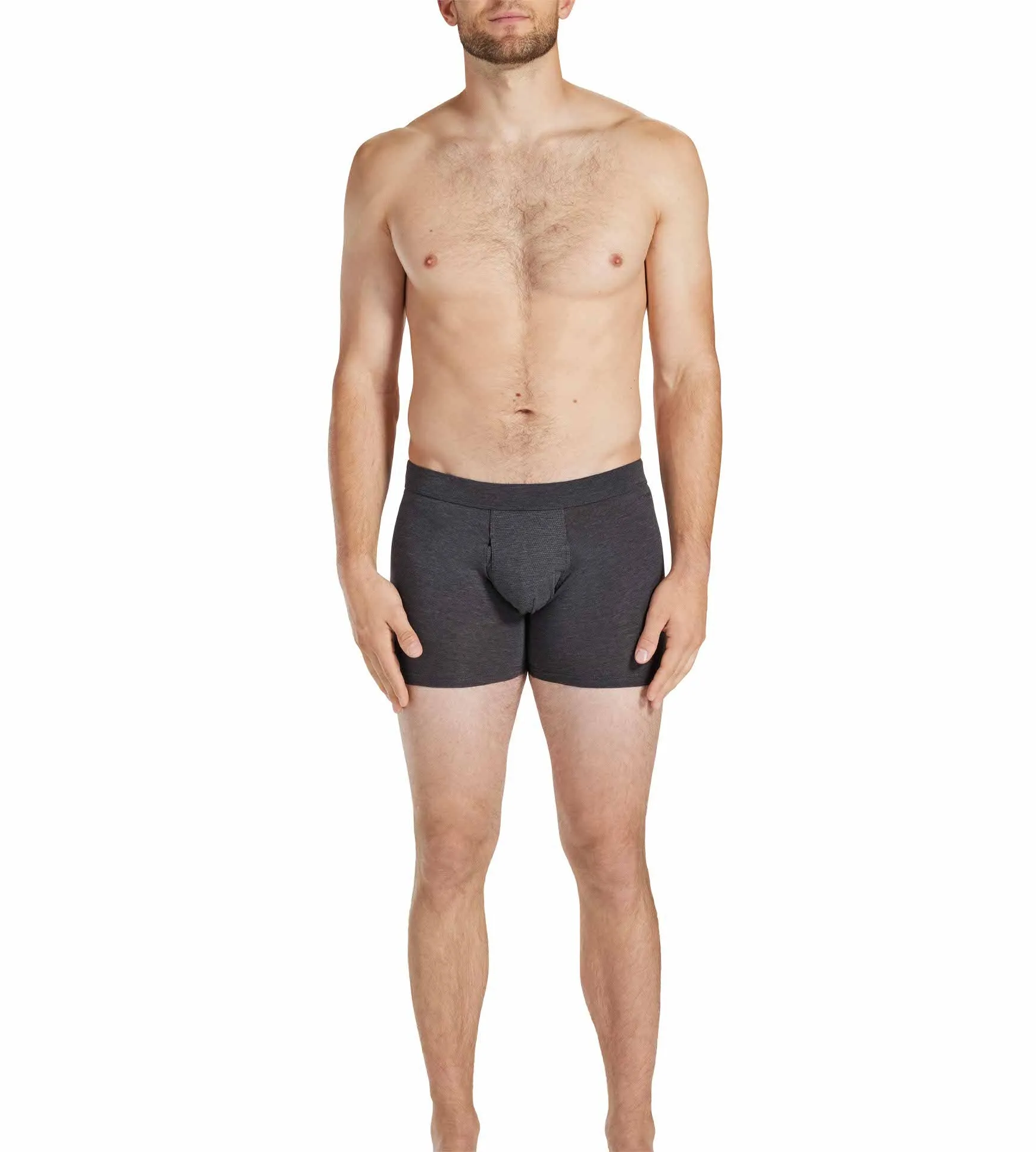 Quick Dry Action Blend Cotton Boxer Briefs 3 Pack