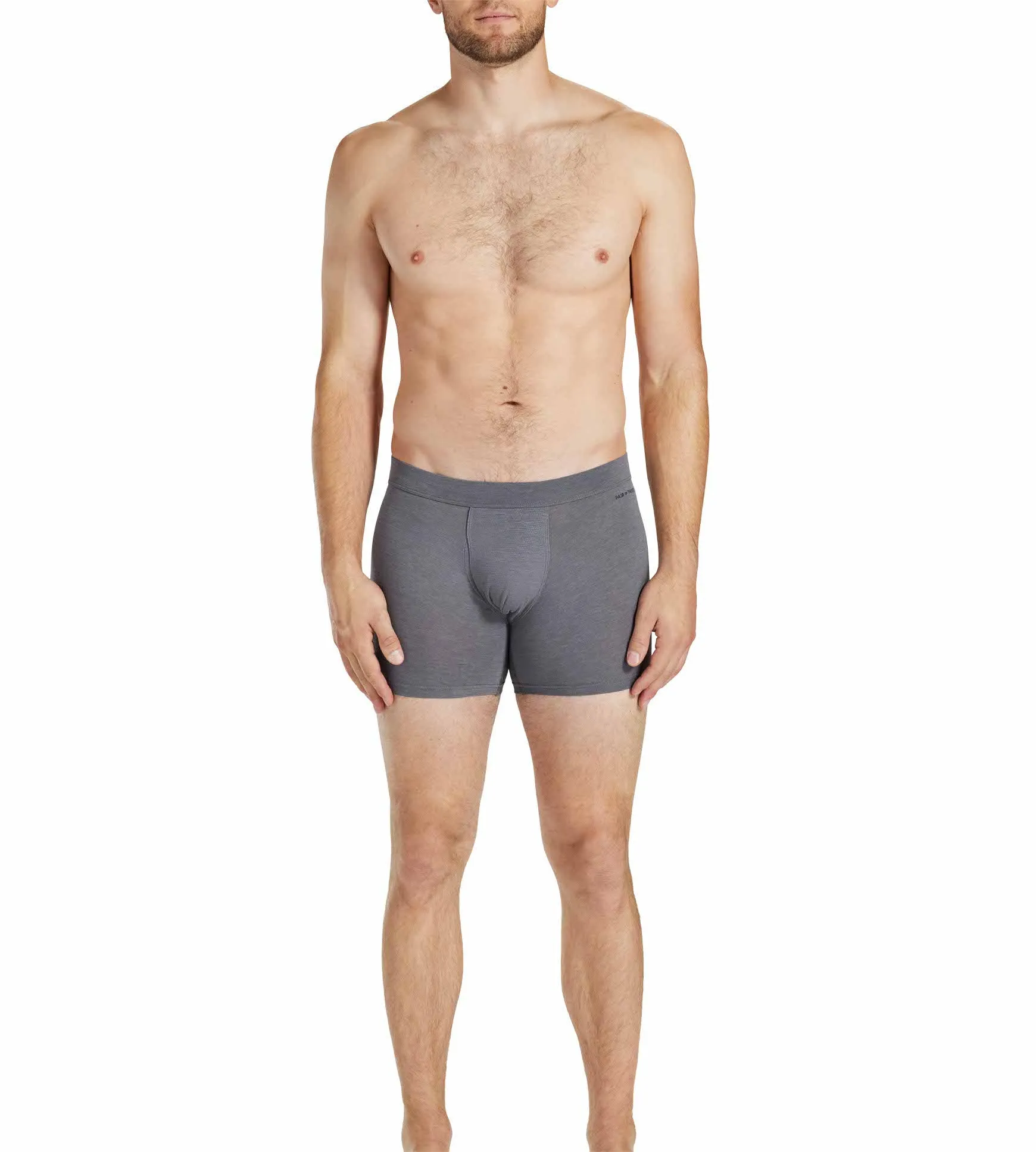 Quick Dry Action Blend Cotton Boxer Briefs 3 Pack