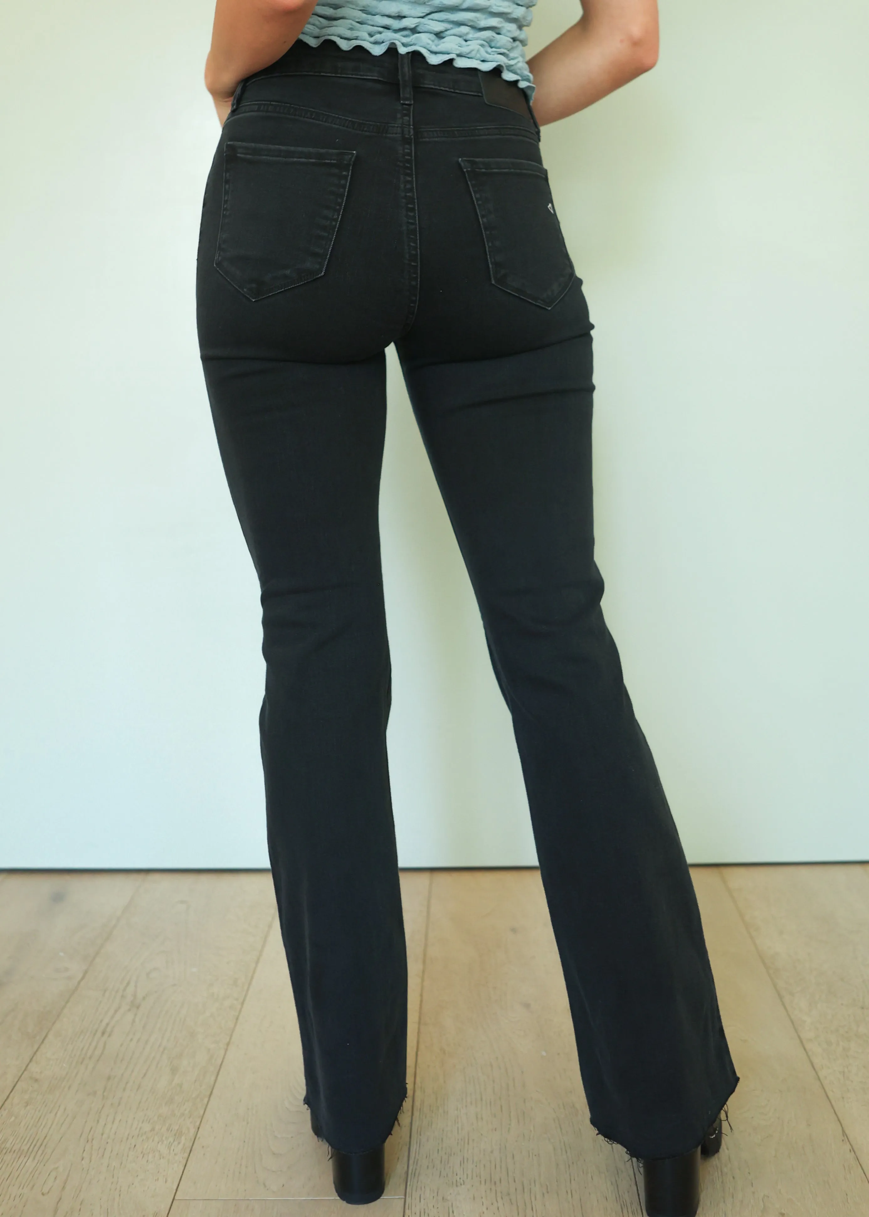 Retro Black Denim Jeans