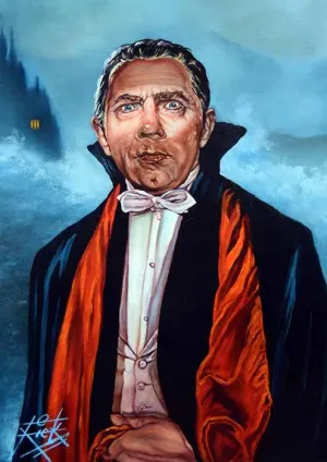 Rick Melton - Lugosi Dracula - Classic Horror - Art Print