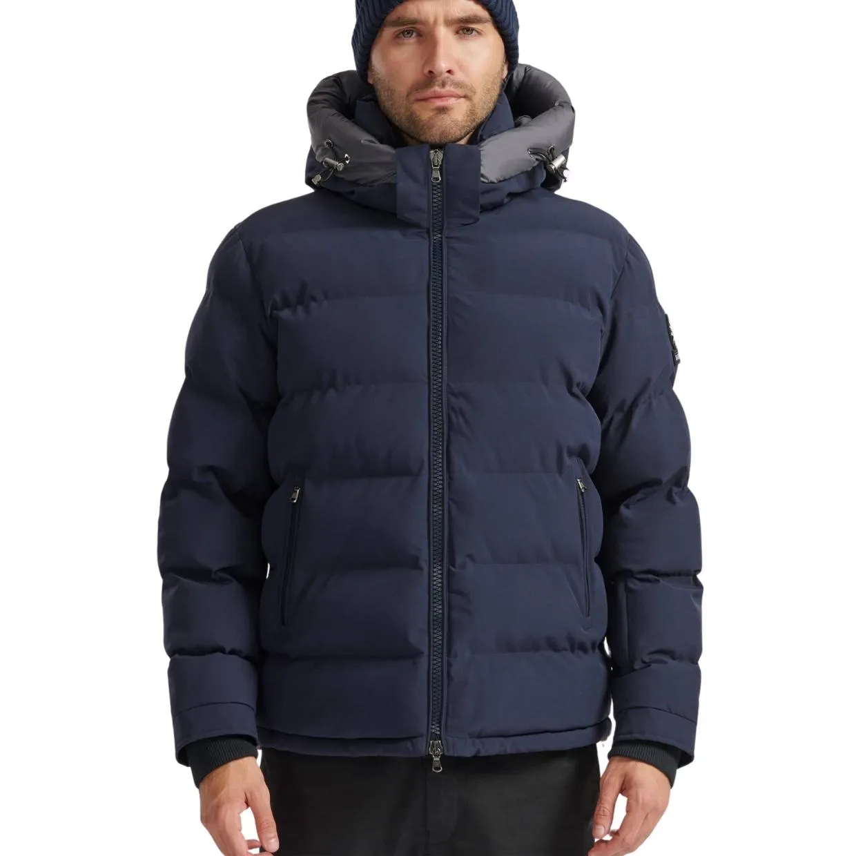 Sandbanks Banks Navy Puffer Jackets