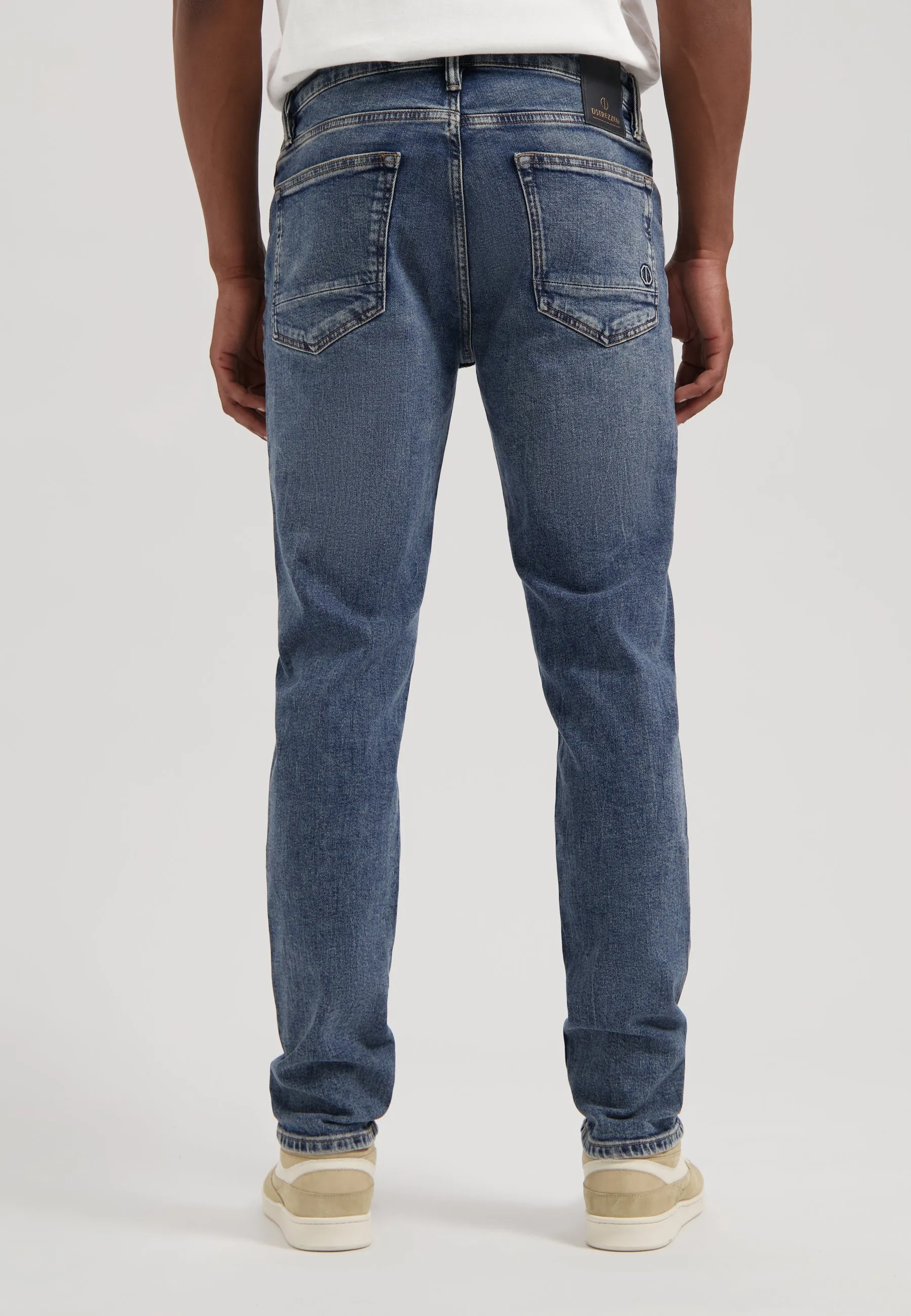 Sure! Mens Nuuk Blue Sir B Tapered Fit Denim Jeans