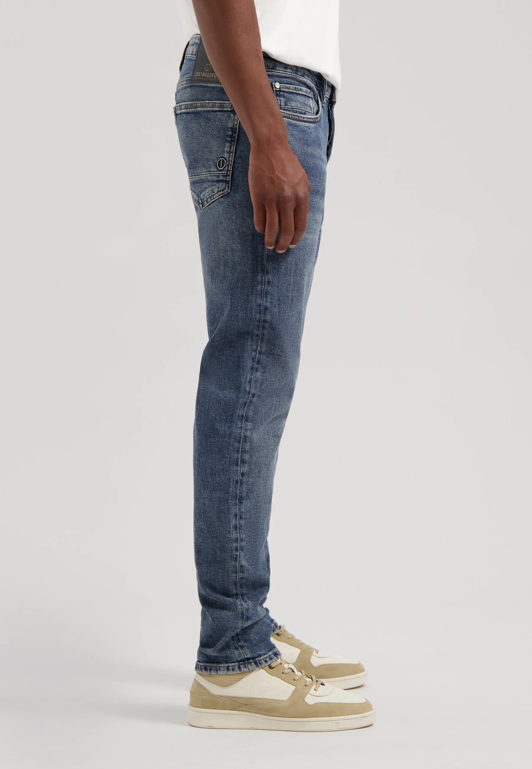 Sure! Mens Nuuk Blue Sir B Tapered Fit Denim Jeans