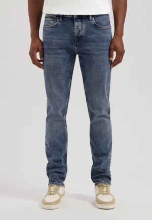 Sure! Mens Nuuk Blue Sir B Tapered Fit Denim Jeans