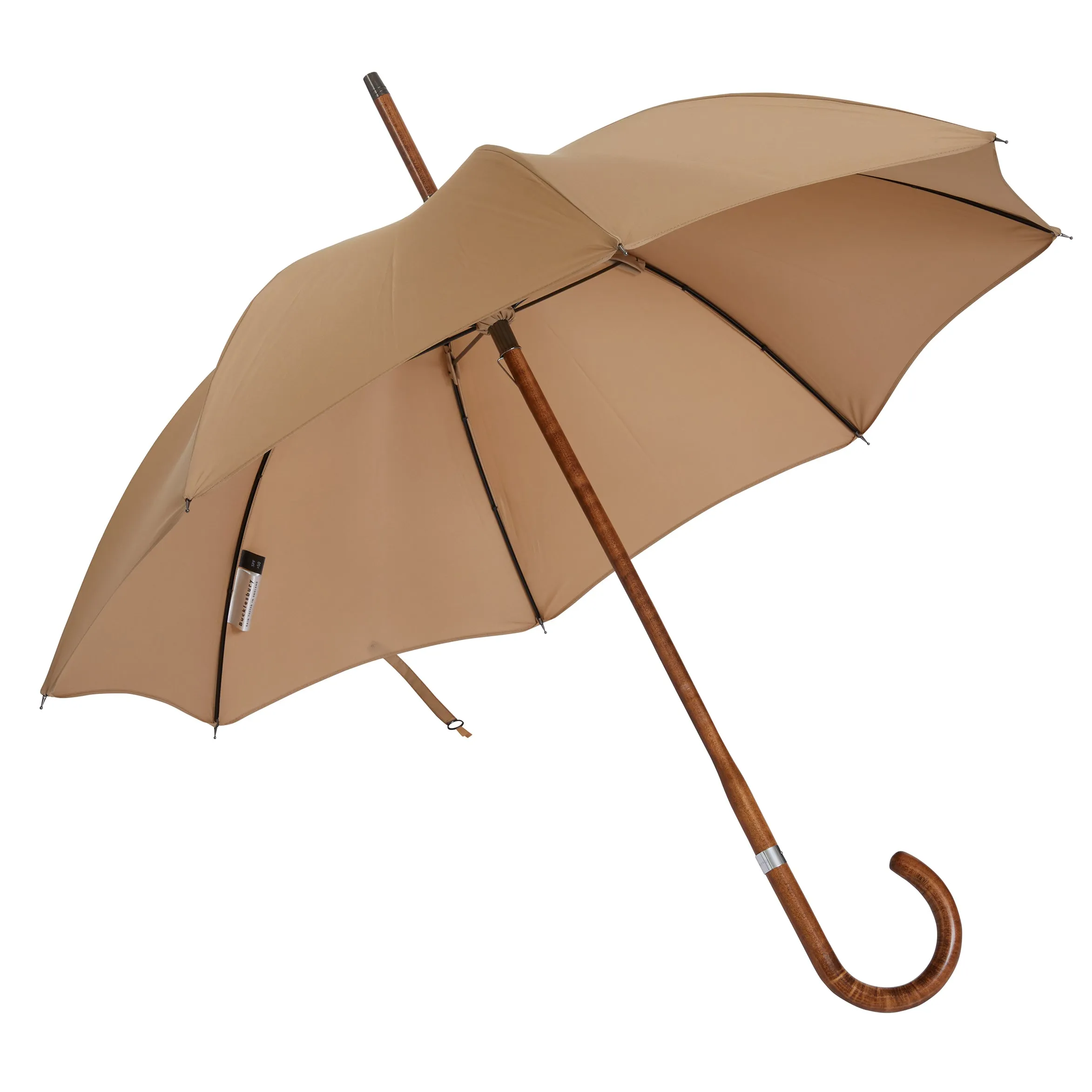 The London Ladies Umbrella - Crafted From A Single Piece Of Maple - Champagne