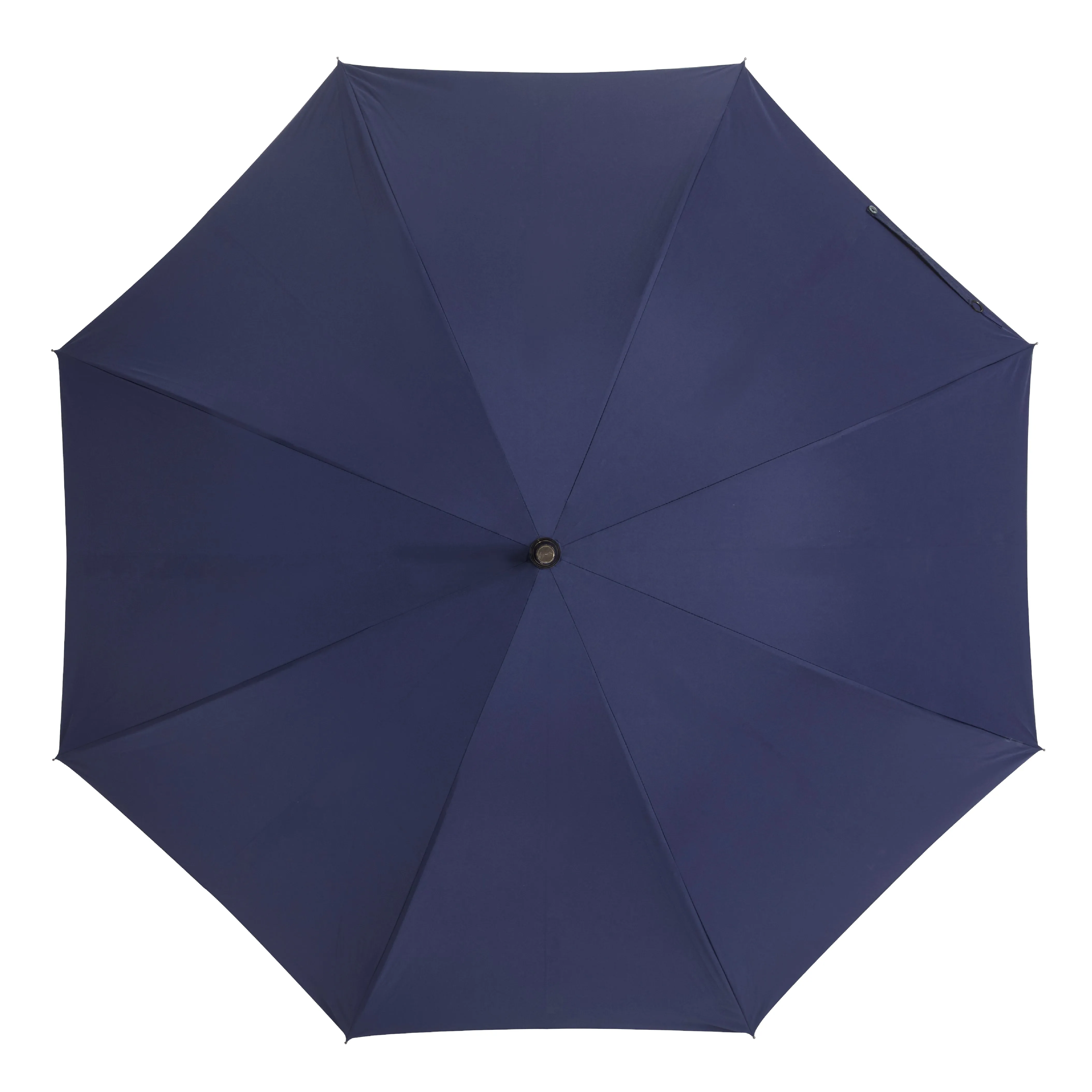 The London Umbrella - Crafted From A Single Piece Of English Chestnut - French Navy