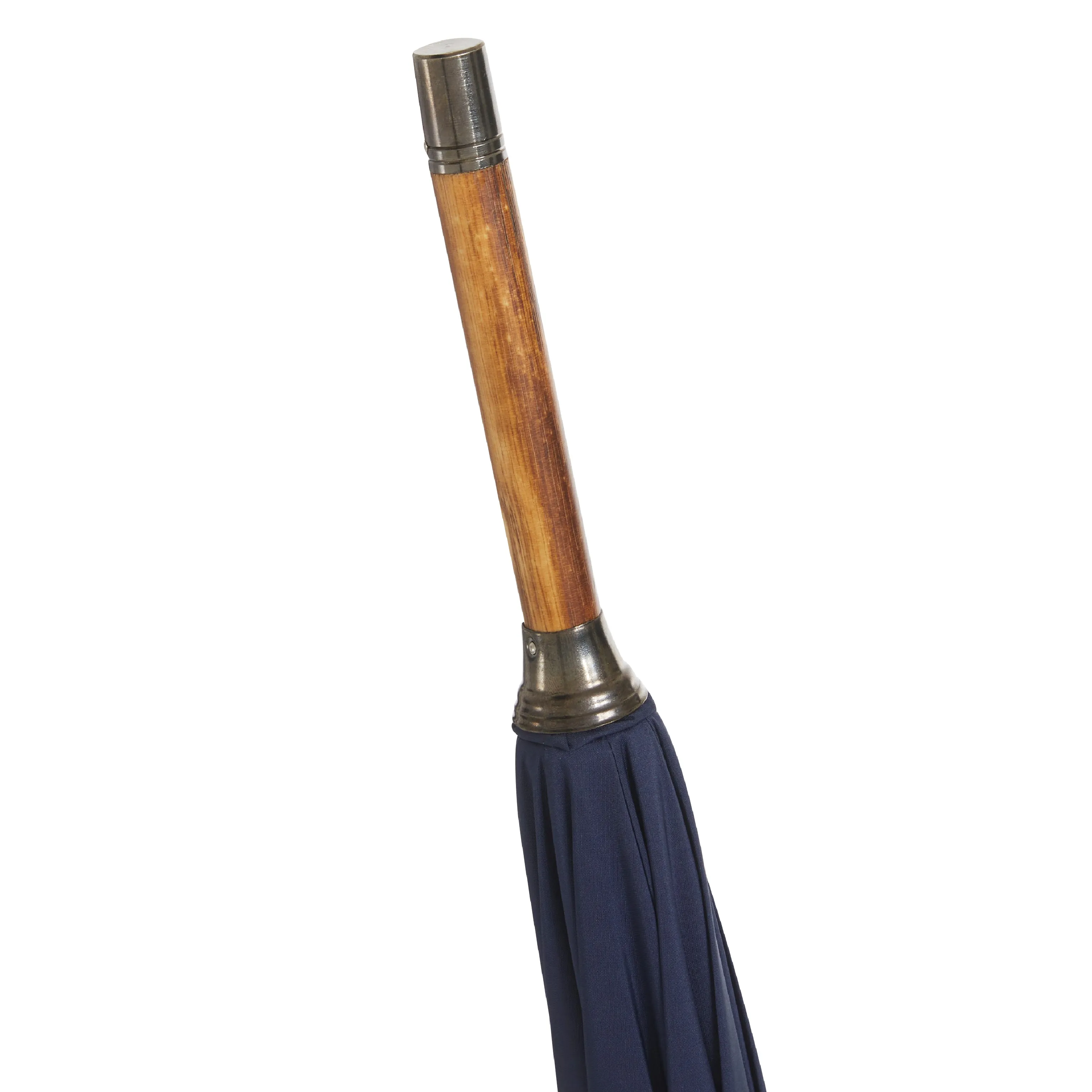 The London Umbrella - Crafted From A Single Piece Of English Chestnut - French Navy