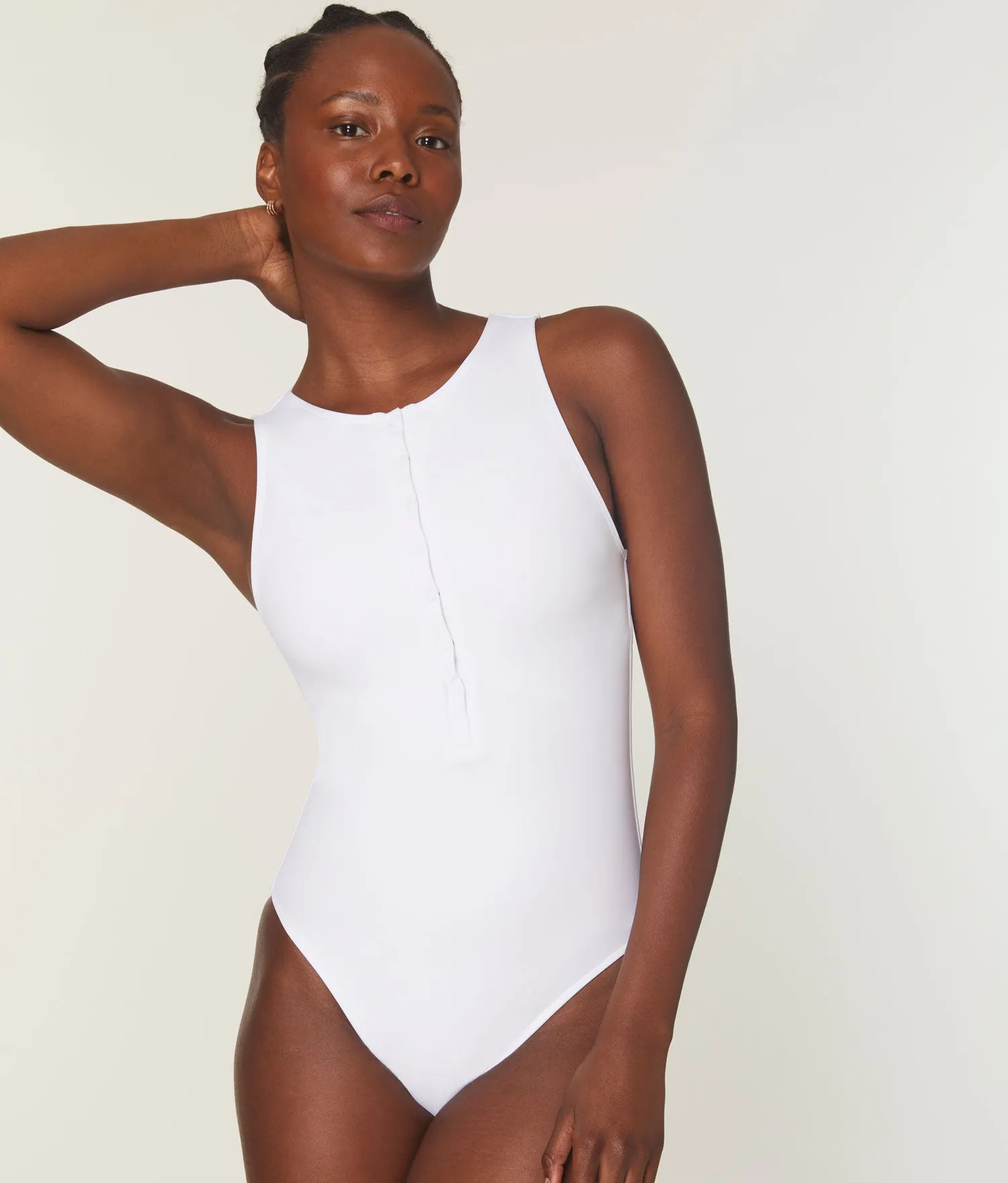 The Malibu One Piece - Eco Nylon - White - Classic