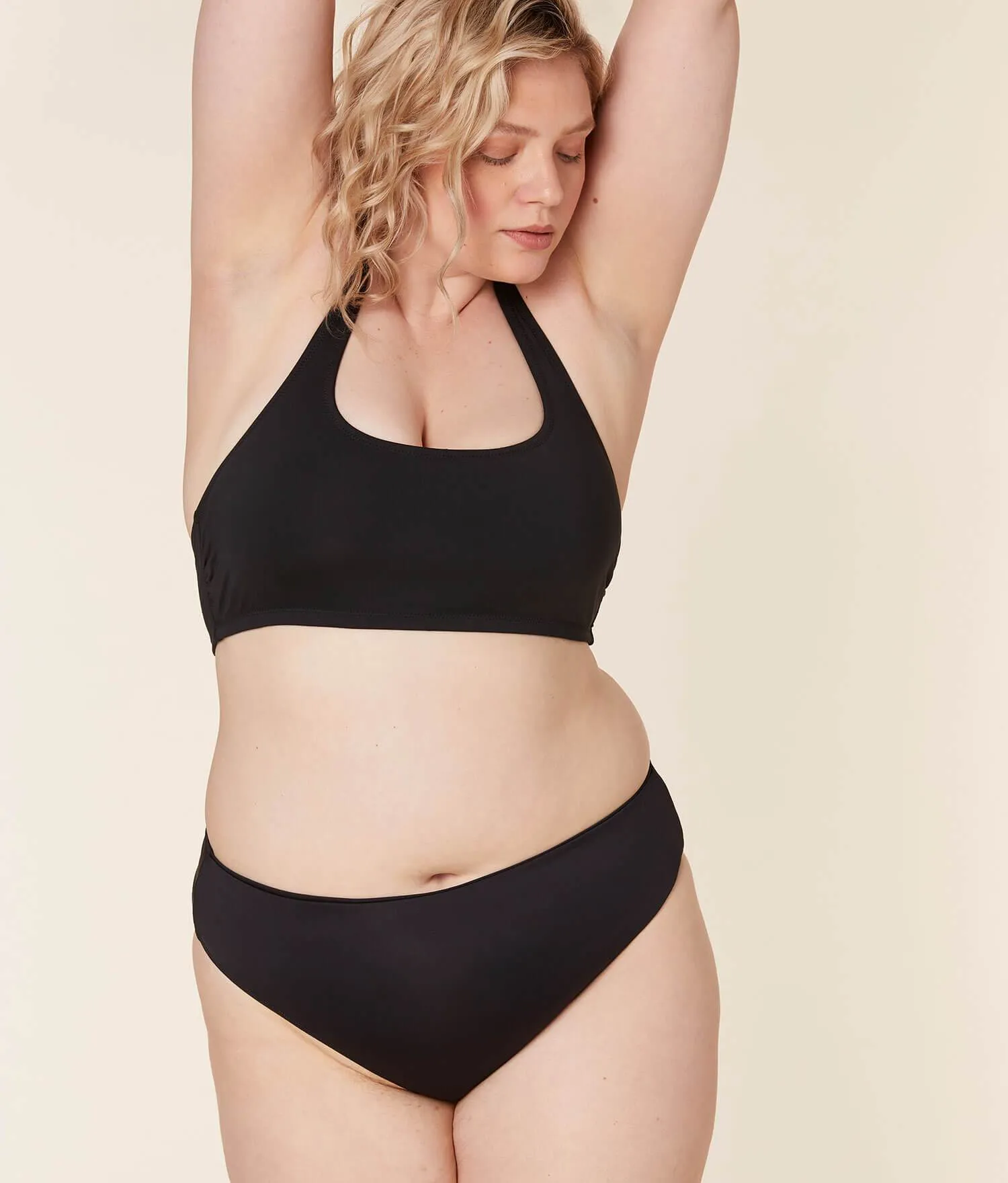 The Marina - Top - Eco Nylon - Black