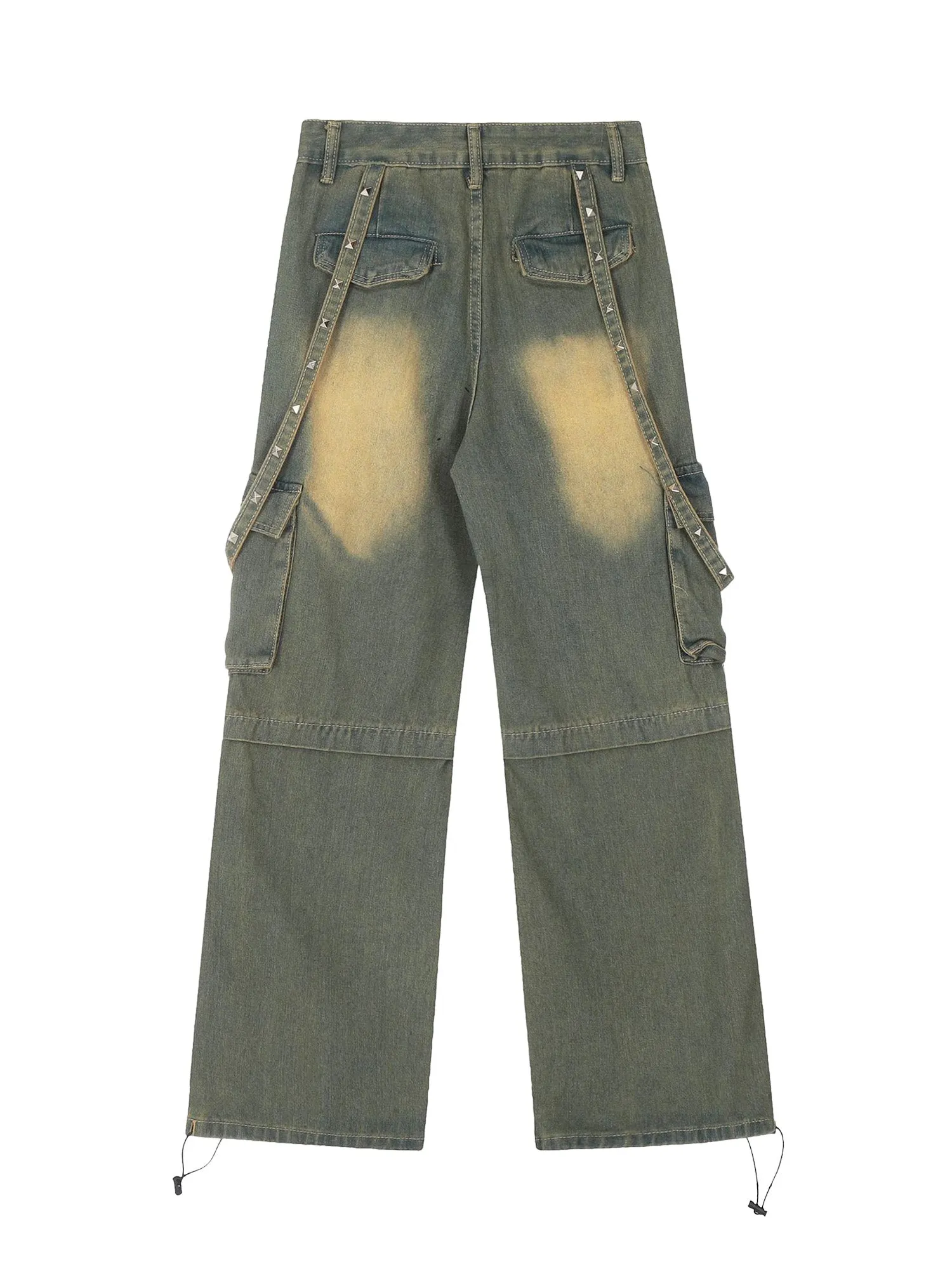 Thesupermade High Street Retro Washed Workwear Jeans