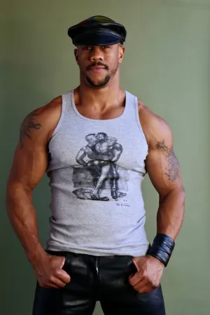 Tom of Finland PASSION Ribbed Tank Grey